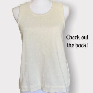 🖤Madewell | Ottoman Jacquard Cross Back Ribbed Tank